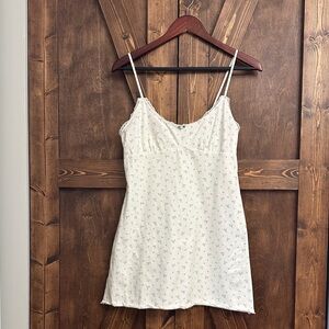 Forever 21 White Floral Mini Dress